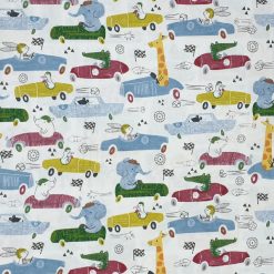 Animal Racers Super Snuggle Flannel Fabric