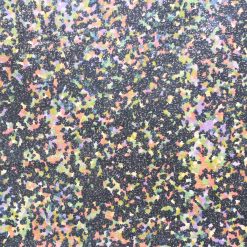 70s Splatter on Blue Quilt Glitter Cotton Fabric by Keepsake Calico