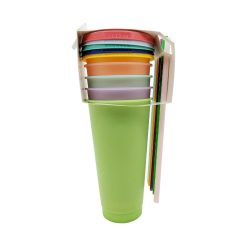 24oz Color Changing Tumbler Set With Lids   Straws 5pc by Happy