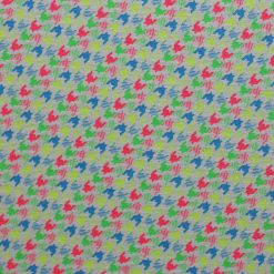 Multicolor Neon Diagonal Houndstooth Super Snuggle Flannel Fabric