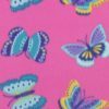Butterfly on Pink Blizzard Fleece Fabric