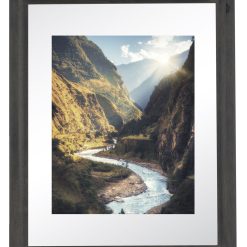 Rounded Corner Frame 11 x14 to 8 x10 -Black