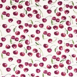 Tossed Cherries Novelty Cotton Fabric