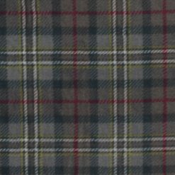 Olive Plaid Anti Pill Fleece Fabric