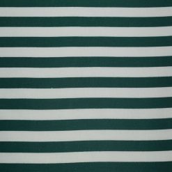 White   Green Stripes Quilt Cotton Fabric by Quilter s Showcase