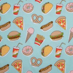 Super Snuggle Junk Food Flannel Fabric