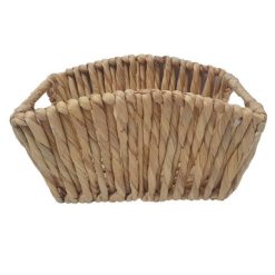 13 x 10 Natural Water Hyacinth Woven Basket by Place   Time