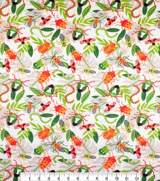 Insects Super Snuggle Flannel Fabric - Image 2