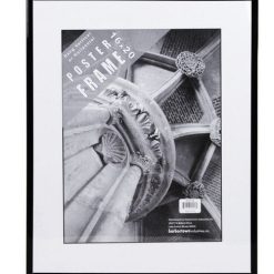 MCS 16 20 Black and Clear Mylar Poster Frame
