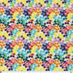 Leaves Black 108 Wide Flannel Fabric