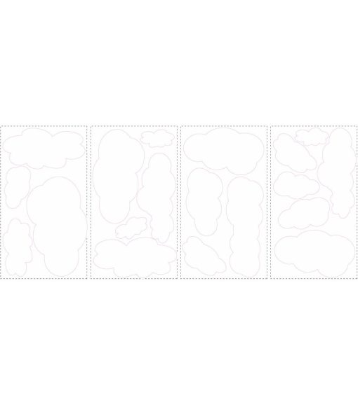 RoomMates Wall Decals Clouds