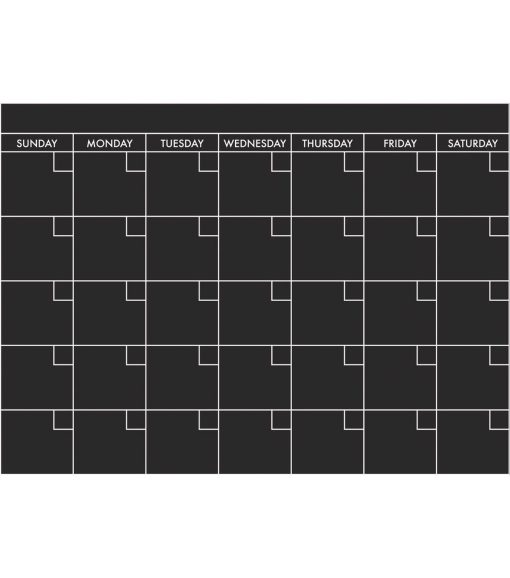 RoomMates Chalk Calendar Giant Wall Decals