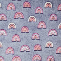 Sew Lush Rainbow Embossed Fleece Fabric