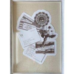 16 x 24 Silver   White Shadowbox by Place   Time