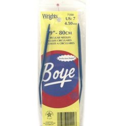 Boye 29 Size 7 Circular Aluminum Knitting Needle Set