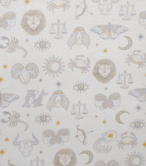 Zodiac Icons Super Snuggle Flannel Fabric