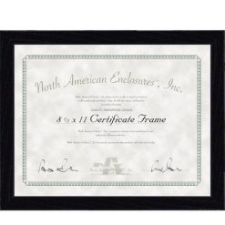 MCS 8.5 x 11 Regal Black Diploma Frame