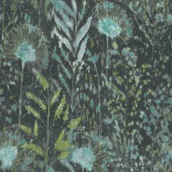 RoomMates 20.5 x 16.5  Green Dandelion Peel   Stick Wallpaper