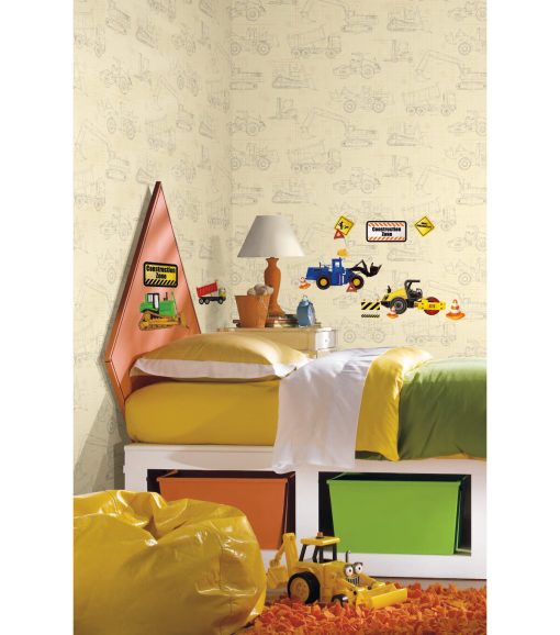 RoomMates Wall Decals Construction Trucks - Image 2
