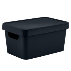 Simplify 10 Charcoal Vinto Storage Box With Lid