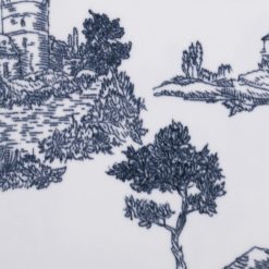 Cool Cottage Toile Luxe Fleece Fabric