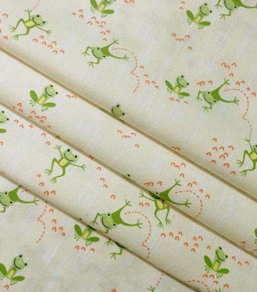 Leap Frogs Super Snuggle Flannel Fabric - Image 3