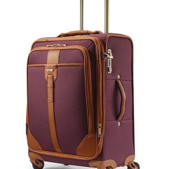 Luxe II Collection Softside Carry-On Expandable Spinner Suitcase