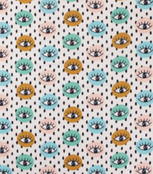 Eyes Blizzard Fleece Fabric - Image 2