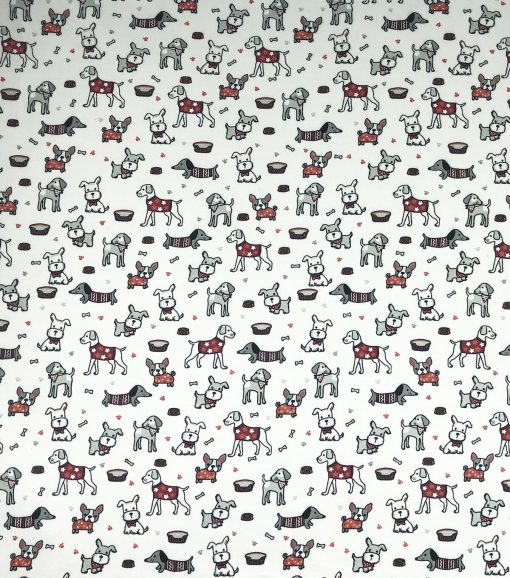 Little Dogs Super Snuggle Flannel Fabric