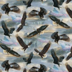 David Textiles Flags   The Wings Novelty Cotton Fabric