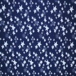Scattered Stars on Navy Quilt Cotton Fabric by Quilter s Showcase
