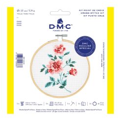 DMC 6 Rose Counted Cross Stitch Kit
