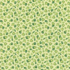 Hi Fashion Frogs   Lily Pads on Yellow Novelty Cotton Fabric