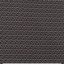 Multi Dot On Black Super Snuggle Flannel Fabric