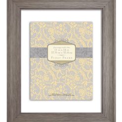 MCS Barnwood Scoop 11 14 Brown Wall Frame