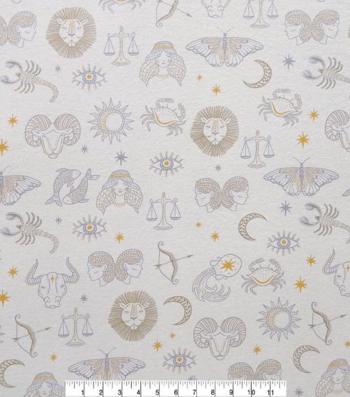 Zodiac Icons Super Snuggle Flannel Fabric - Image 2