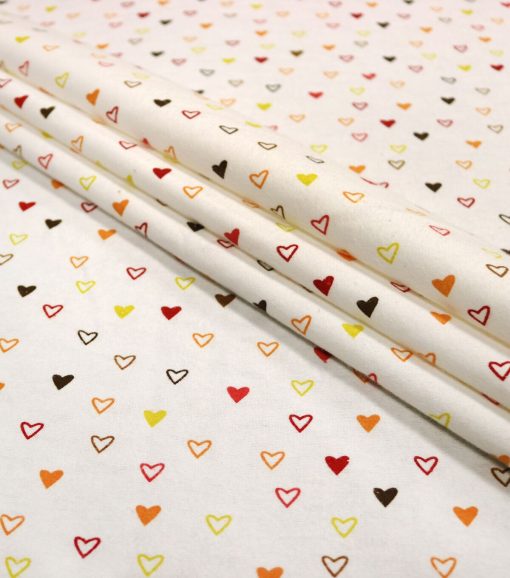 Hearts Super Snuggle Cotton Fabric - Image 2