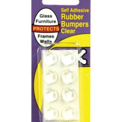 Ook 0.5 Clear Self Adhesive Rubber Bumpers 8pc
