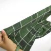 Green Plaid Luxe Flannel Fabric