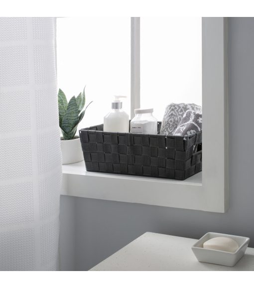Simplify 15 Woven Strap Shelf Tote - Image 3