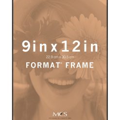 MCS 9 x 12 Front Loading Black Wall Frame