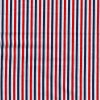 Patriotic Red   Blue Stripes Cotton Fabric