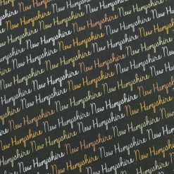 New Hampshite Next Gen Words State Pride Cotton Fabric