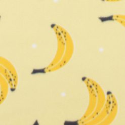 Bananas on Yellow Blizzard Fleece Fabric
