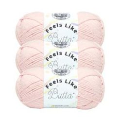 Lion Brand Feels Like Butta 218yds Worsted Polyester Yarn 3 Bundle