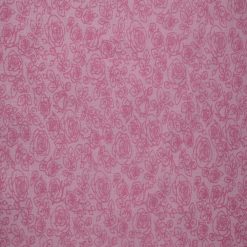 Small Roses on Pink Quilt Cotton Fabric by Quilter s Showcase