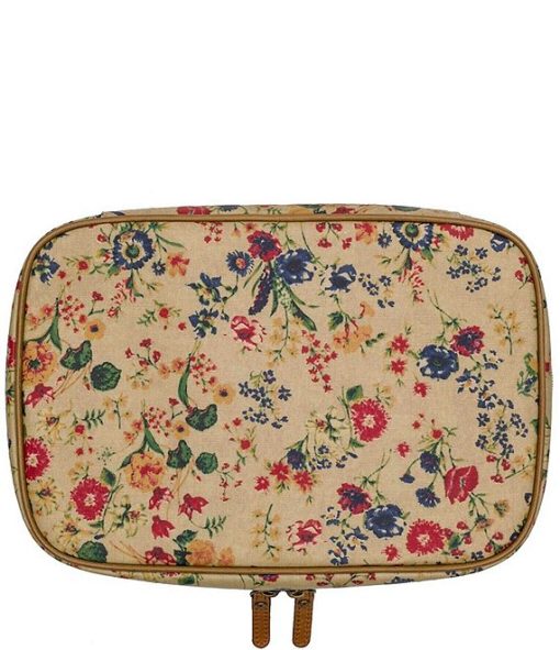 Prairie Rose Printed Hanging Toiletry Kit - Image 2