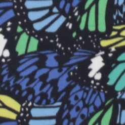 Blue Butterfly Wings Blizzard Fleece Fabric