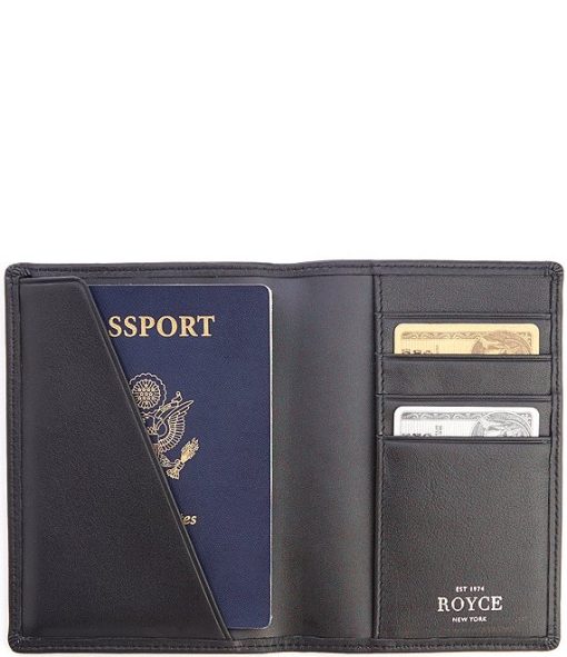 RFID Blocking Leather Passport Wallet - Image 2