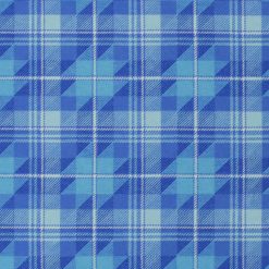 Blue Block Plaid Super Snuggle Flannel Fabric